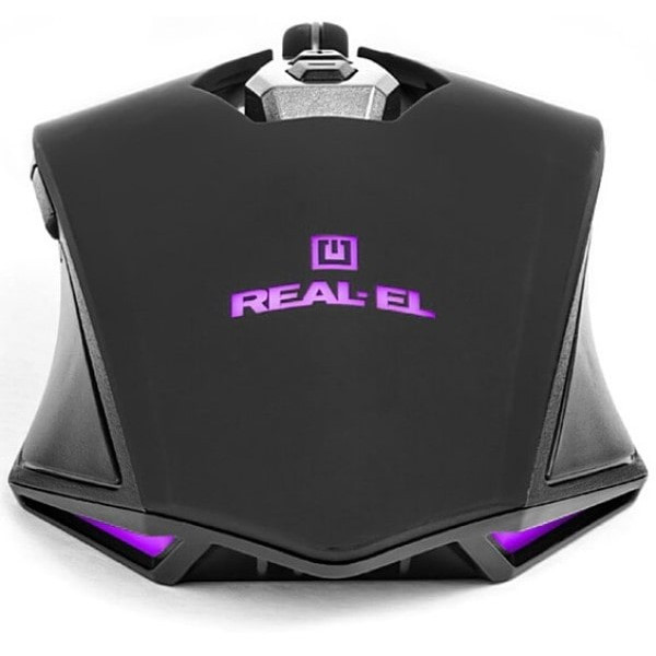 Мишка REAL-EL RM-525 USB Black (EL123200029) (Код товару:31222) Харків - зображення 7