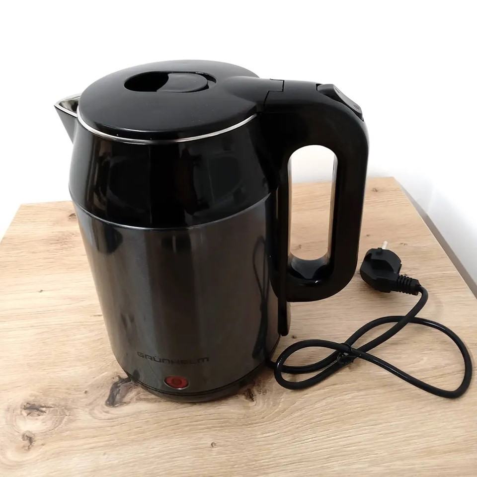 Электрочайник Grunhelm EKS-1923G 1.8 л серебристый Київ - зображення 4