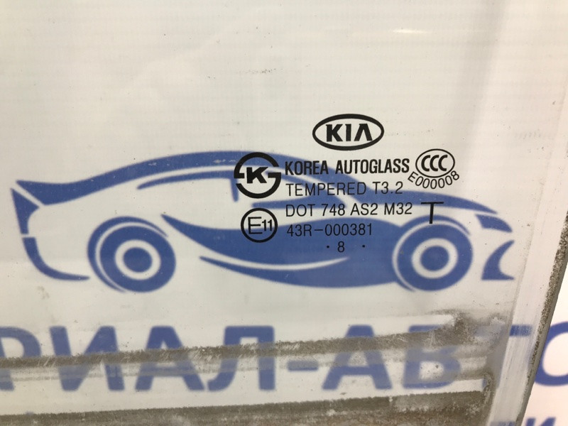 Стекло двери заднее левое Kia Soul AM 1.6 БЕНЗИН G4FC 2008 (б/у) Киев - изображение 3