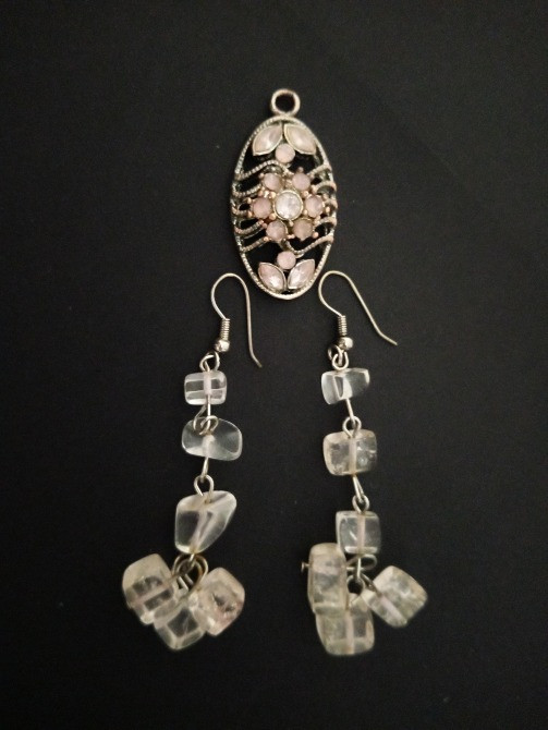 Кулон на цепочке, колье Яблонекс, набор бижутерии, серьги и кулон Днепр - изображение 3