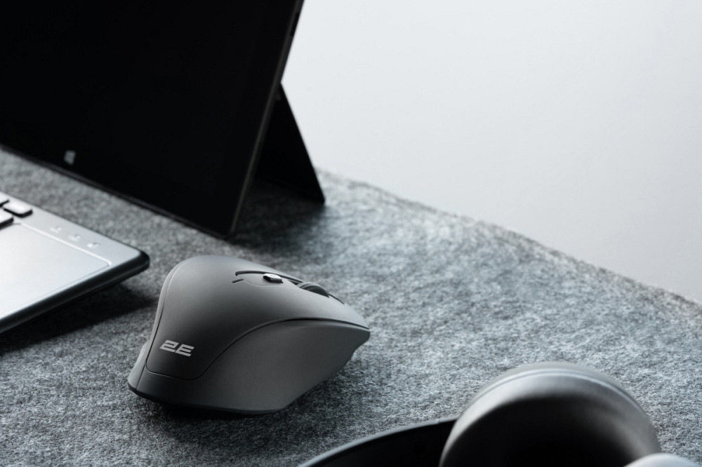 Мышь компьютерная безпроводная 2Е Rechargeable WL 2E-MF2010WB черная Київ - зображення 3