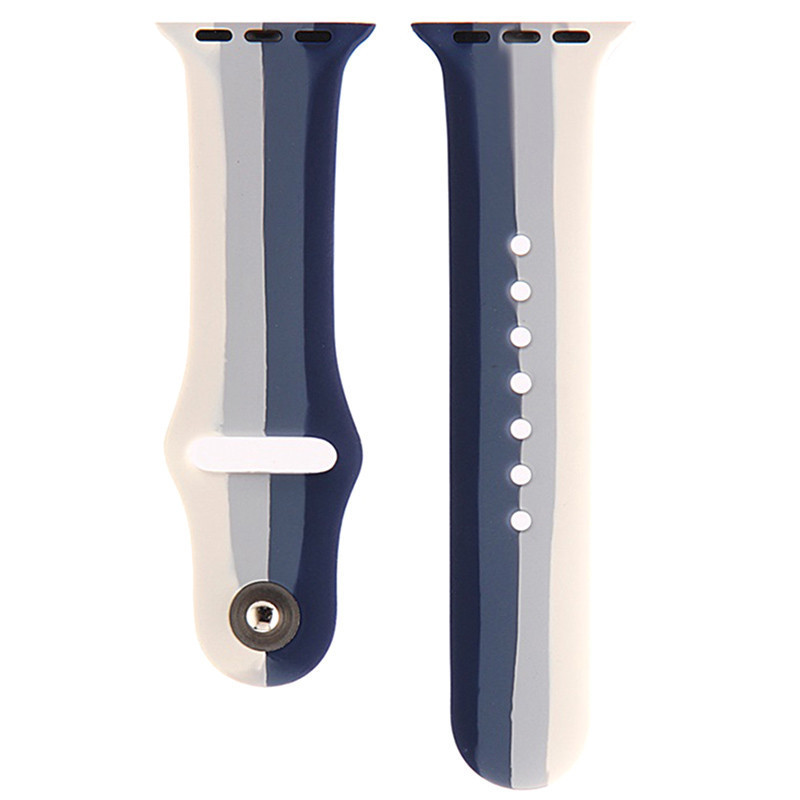 Уценка Силиконовый ремешок Rainbow для Apple Watch 42(ser.1-3)/44/45/46/49mm Херсон - зображення 1