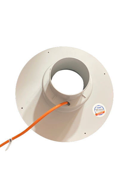 S-Gully PVC DN100 Покрівельна ПВХ-воронка з підігрівом Вишнёвое - изображение 1