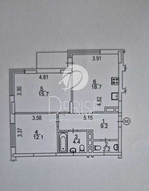 продажа 2-к квартира Киев, Подольский, 102000 $ Київ - зображення 4