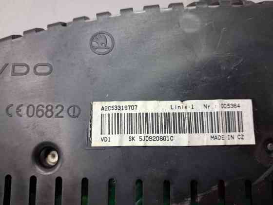 Приборная панель Skoda Fabia 2007-2014 5J0920801C KD0 (Арт. 78130) Київ