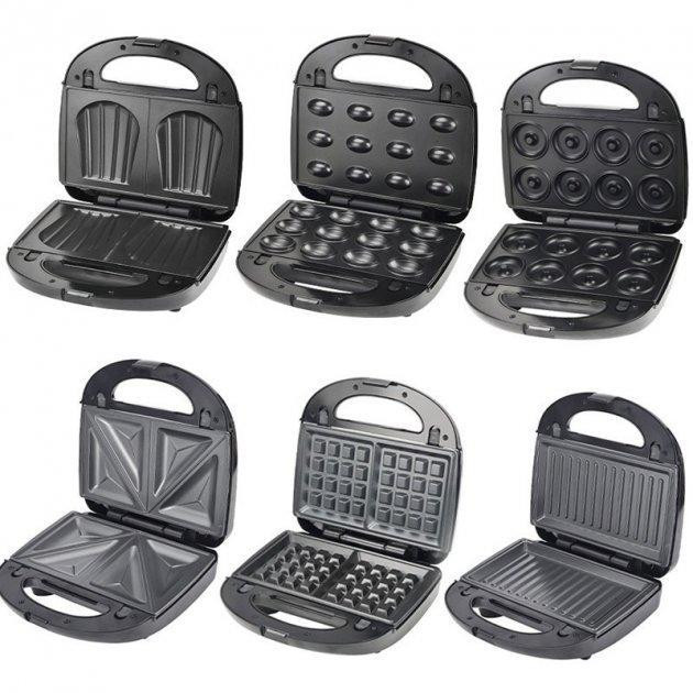 Сендвичница со съемными пластинами 6в1 DomoteС MS-7706 1000 Вт Киев - изображение 8