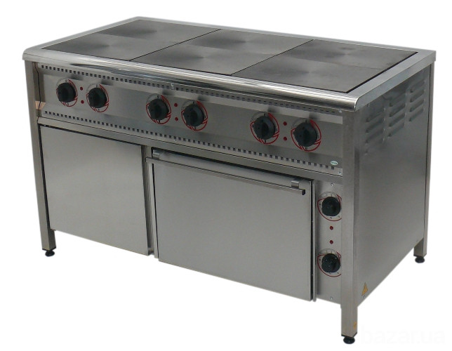 Плита промышленная полностью из нержавейки для школы и детсада Киев - изображение 2