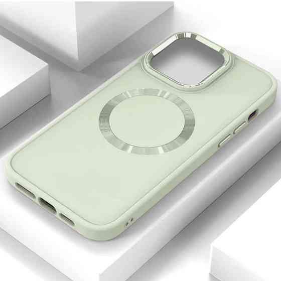TPU чехол Bonbon Metal Style with MagSafe для Apple iPhone 16 Pro (6.3") Херсон