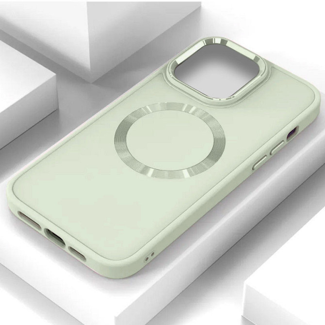 TPU чехол Bonbon Metal Style with MagSafe для Apple iPhone 16 Pro (6.3") Херсон - зображення 5