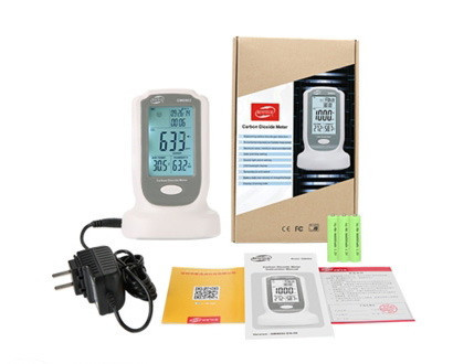 Газоанализатор углекислого газа + термогигрометр (0-2000 ppm,0-50°C, 10-90%) BENETECH GM8802 Харків - зображення 2