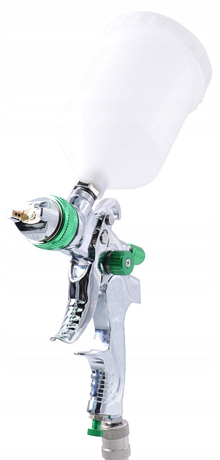 Краскопульт пневматический TE2008 HVLP, форсунки 1.4, 1.7 и 2 мм TE2008-1.4-1.7-2.0 AIRKRAFT Харків - зображення 3