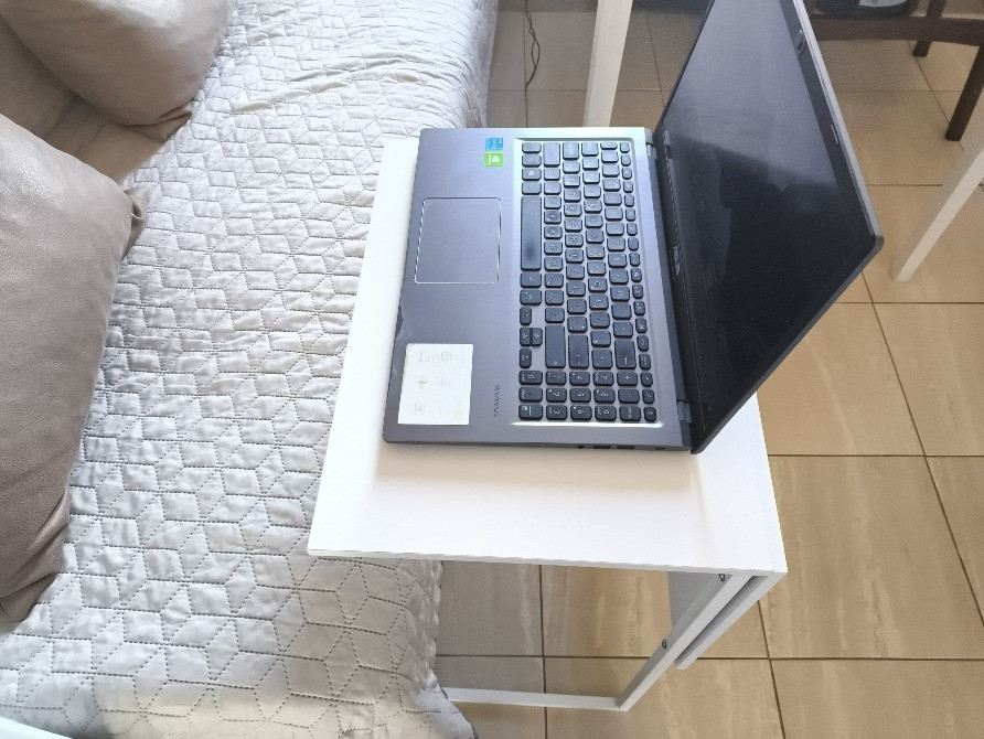 Столик-трансформер під ноутбук для їжі перед телевізором, журнальний столик для чаю в ліжко Білий Одесса - изображение 8