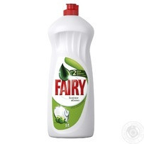 Средство Fairy зеленое яблоко для мытья посуды 1л Київ - зображення 1