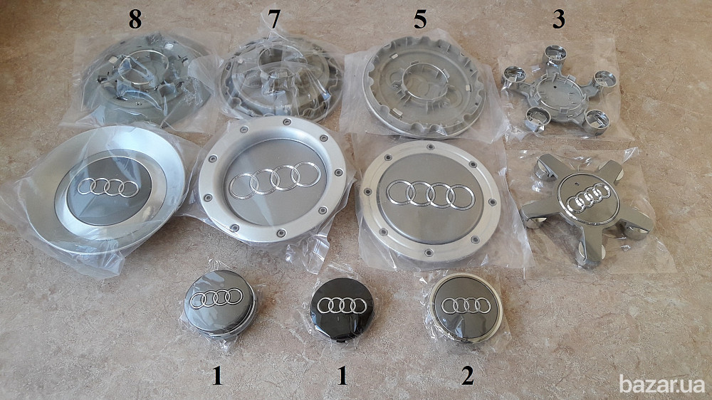 Колпачки заглушки в диски Audi Ауди Киев - изображение 4