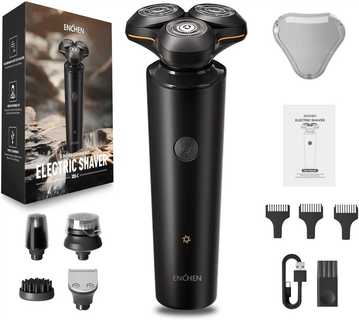 Электробритва Enchen Shaver X8S-С черная Київ - зображення 6