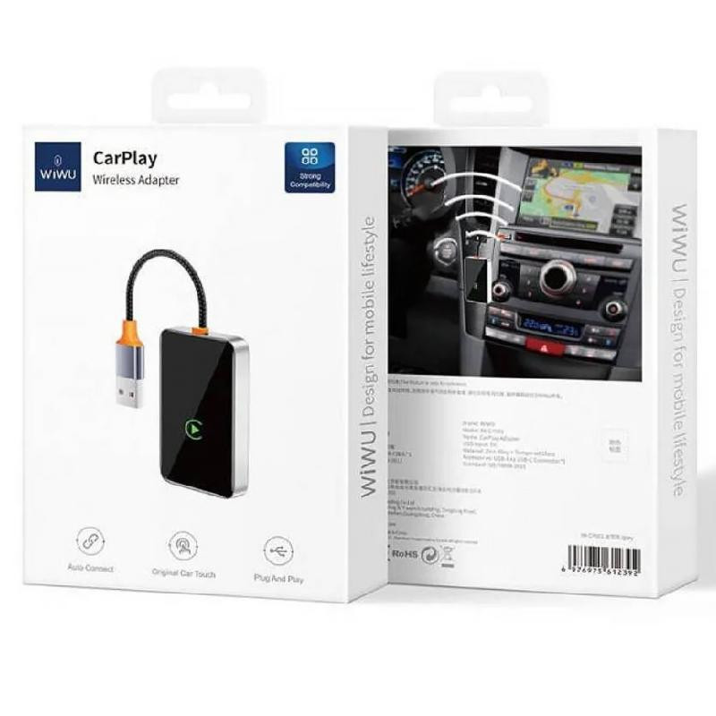Адаптер WIWU Wi-CP002 car wireless CarPlay iOS Херсон - изображение 5