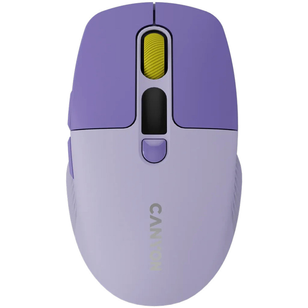Мышь компьютерная безпроводная Canyon MW-26 Violet CNS-CMSW26V фиолетовая Киев - изображение 1