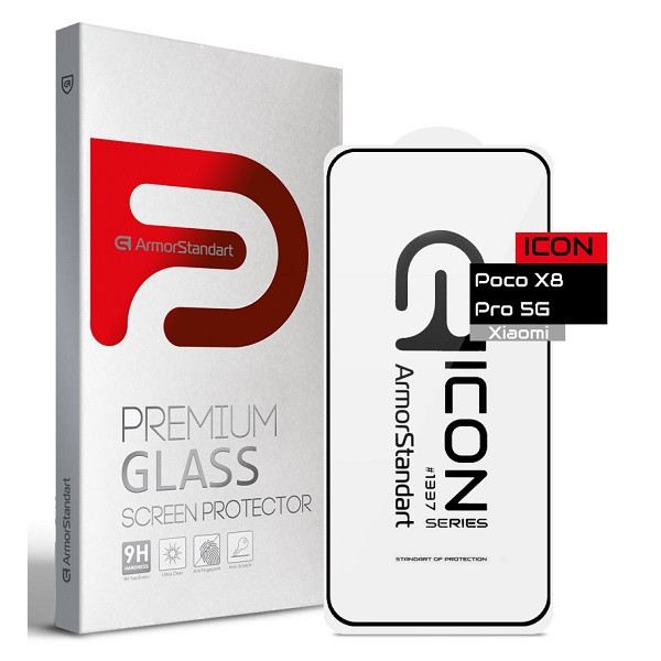 Захисне скло ArmorStandart Icon для Poco X8 Pro 5G (ARM90694) Харків - зображення 1