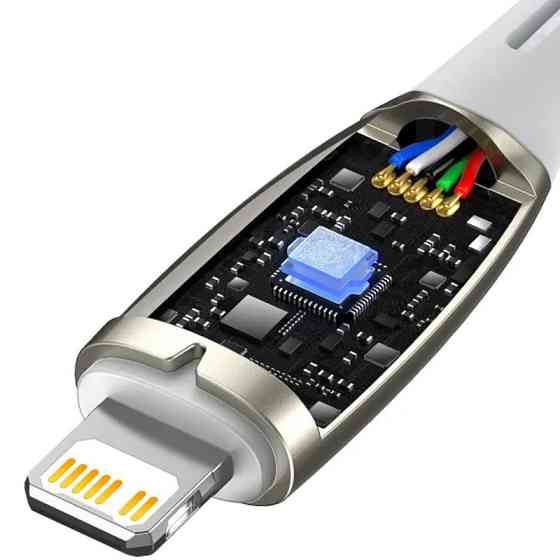 Дата кабель Baseus Glimmer Series Fast Charging Data Cable Type-C to Lightning 20W 1m (CADH000001) Херсон