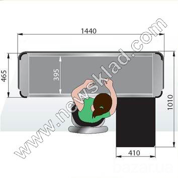 Касовий бокс переставна тумба, без транспортера з вузьким накопичувачем Кропивницкий - изображение 1