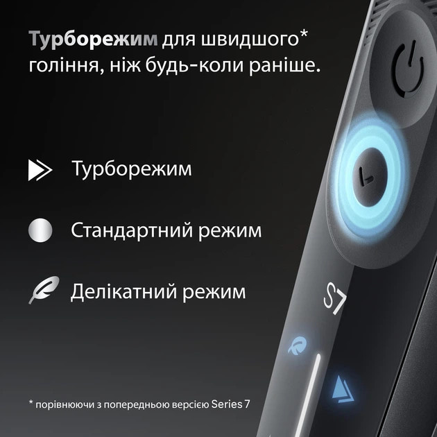 Электробритва Braun Series 7 72-G1200s серая Київ - зображення 7