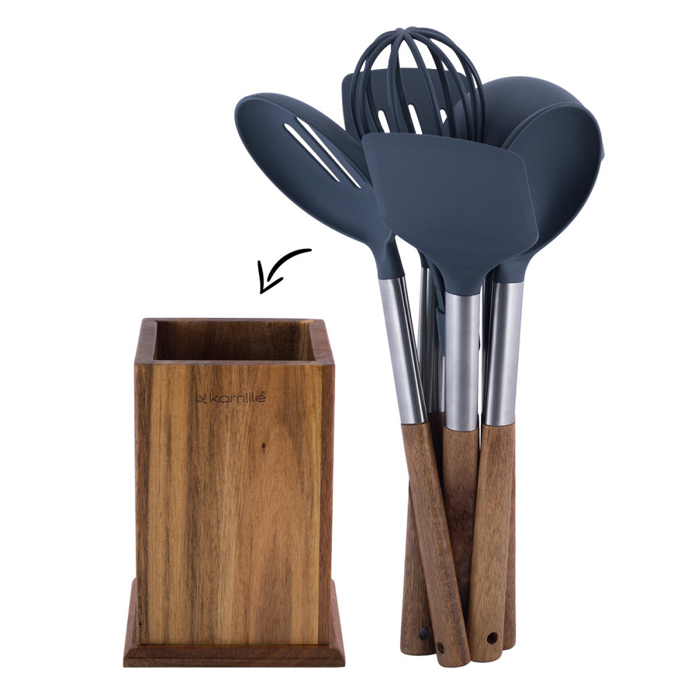 Набор нейлоновых кухонных принадлежностей Kamille 7 предметов КМ5034 Одеса - зображення 5