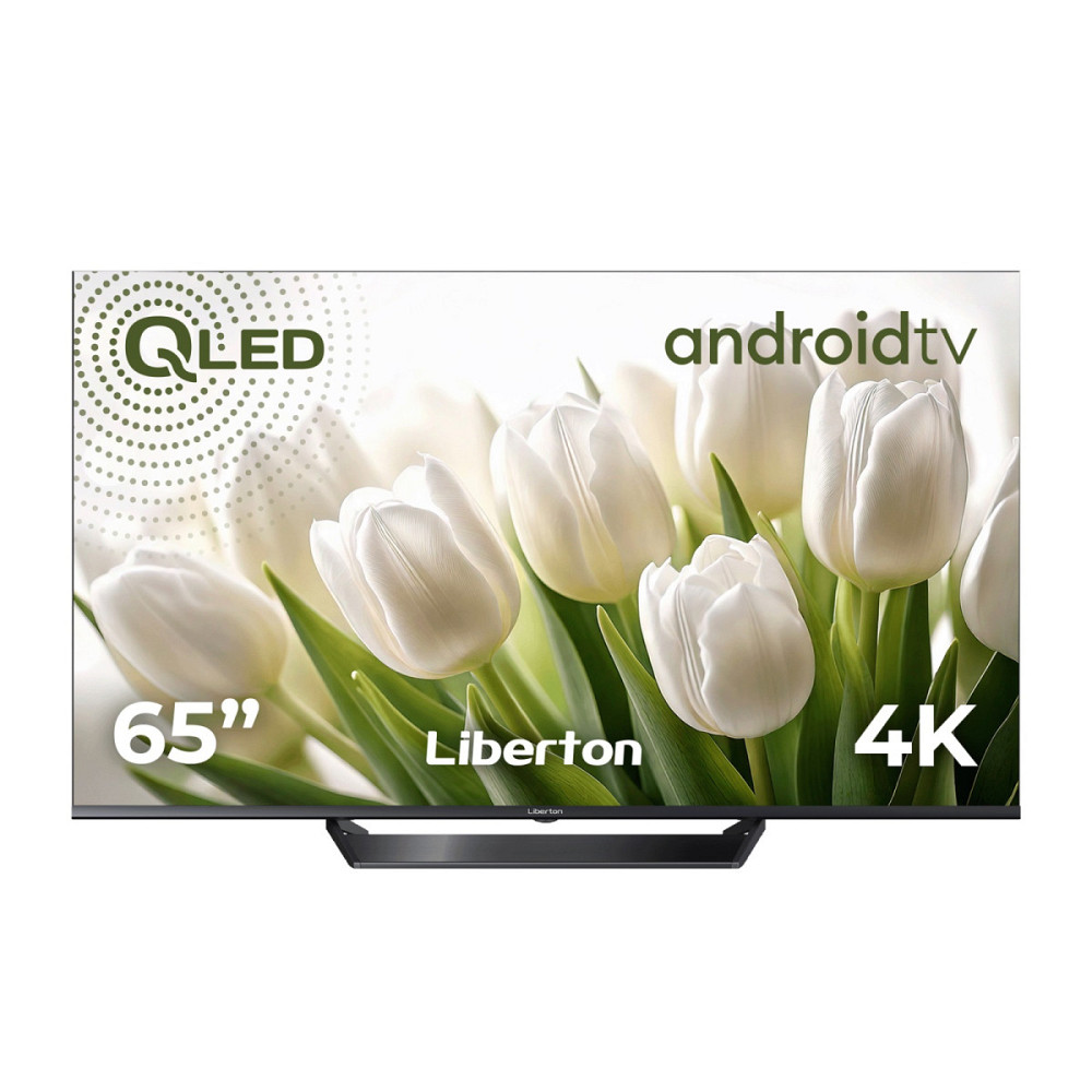 Телевизор Liberton LED LTV-65Q01AT 65 дюймов черный Київ - зображення 1