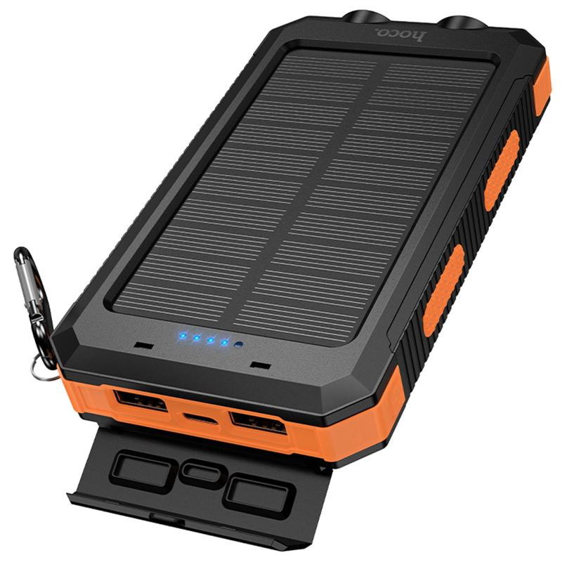 Портативное ЗУ Power Bank Hoco J164 Platinum solar 10.5W with lighting 8000 mAh Херсон - изображение 4