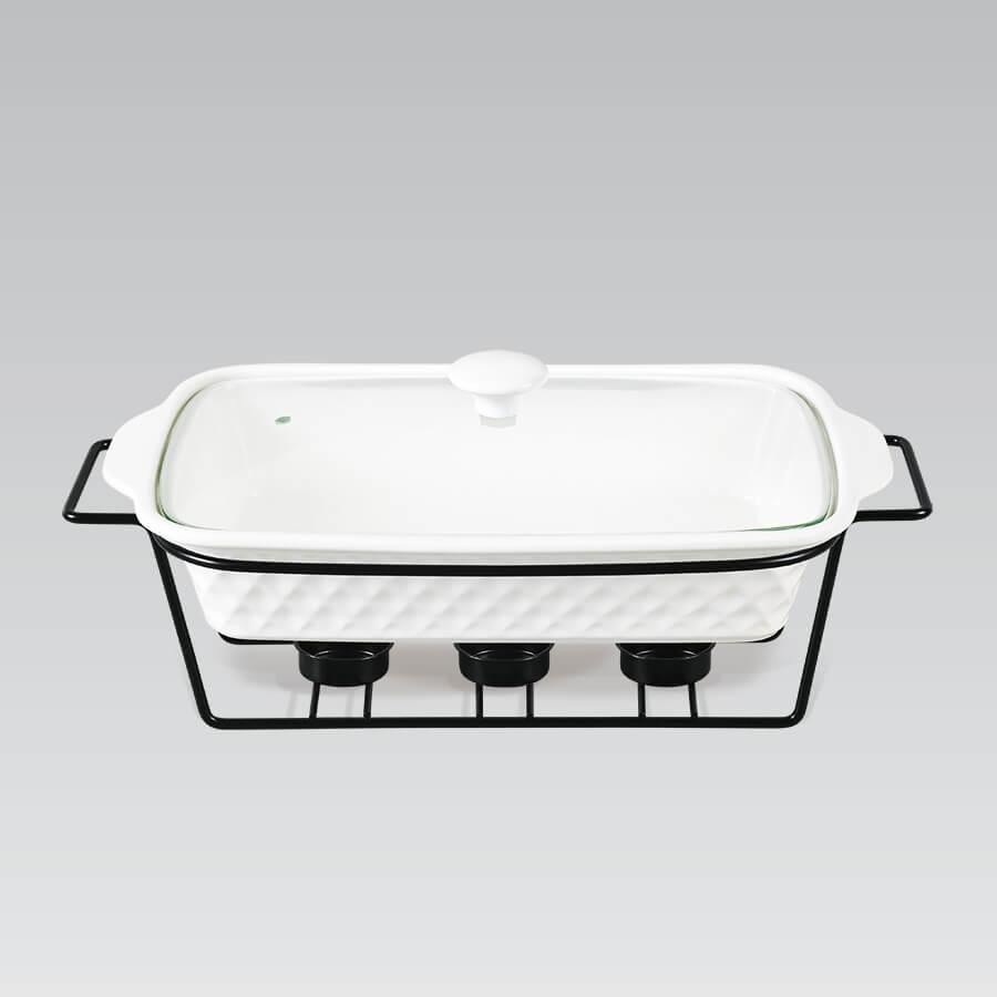 Мармит прямоугольный керамический Maestro 2,5 л MR-11659-73 Одеса - зображення 1