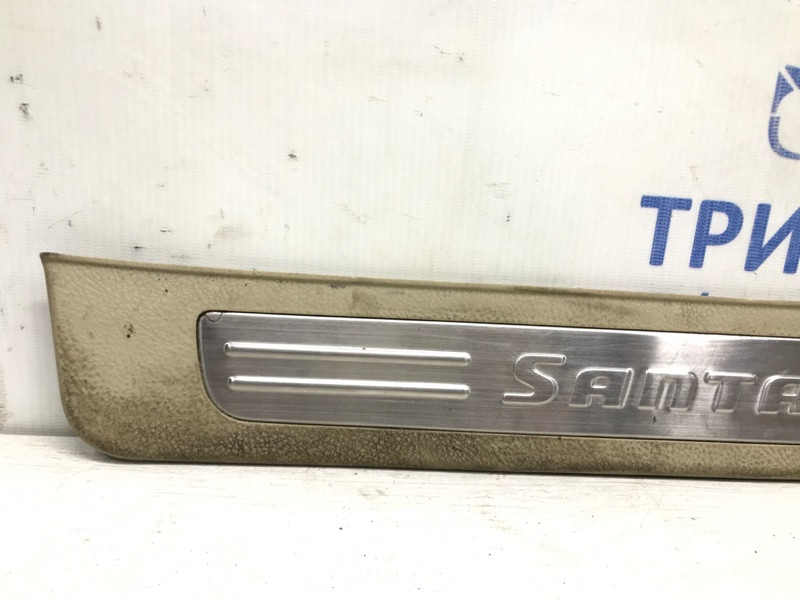 Накладка порога Hyundai Santa fe CM 2.7 БЕНЗИН G6EA 2005 перед. прав. (б/у) Київ - зображення 3