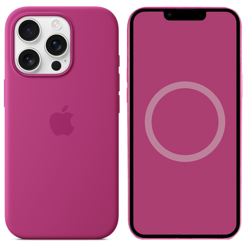 Чехол Silicone case (AAA) with Magsafe and Animation (button) для Apple iPhone 16 Pro Max (6.9") Херсон - зображення 1