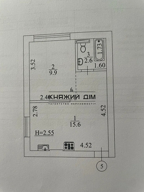 ПРОДАЖ БЕЗ КОМІСІІ 1к квартира з паркомісцем в ЖК Данія вул Січова 55 код 21146677 Київ - зображення 9