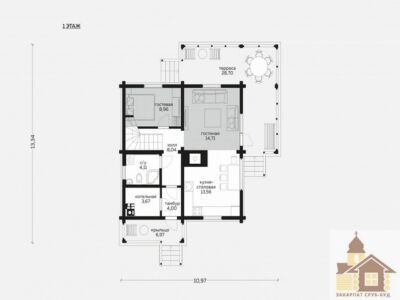 Закарпат Зруб-Буд — якісні дерев’яні зруби під ключ з унікальним карпатським стилем Одесса - изображение 5