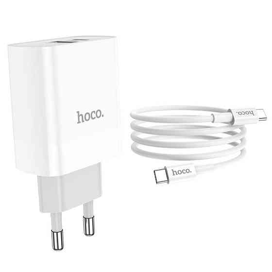 СЗУ Hoco C80A Rapido PD20W+QC3.0 (1USB-A/1C) + кабель Type-C to Type-C Херсон