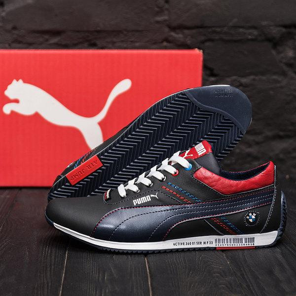 Мужские кожаные кроссовки  Pm BMW MotorSport Киев - изображение 6