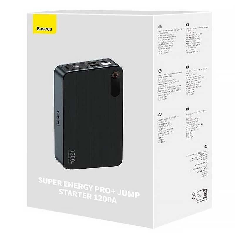 Уценка Пусковое устройство (бустер) для автомобиля Baseus Super Energy Pro+ 12000mAh (C00245700111) Херсон - зображення 6