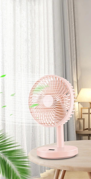 Вентилятор настольный Jile Desktop small fan 01 Pink 7 Вт розовый Київ - зображення 9