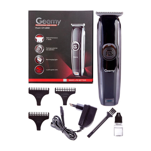 Триммер Geemy GM-6050 10 Вт черная Київ - зображення 1