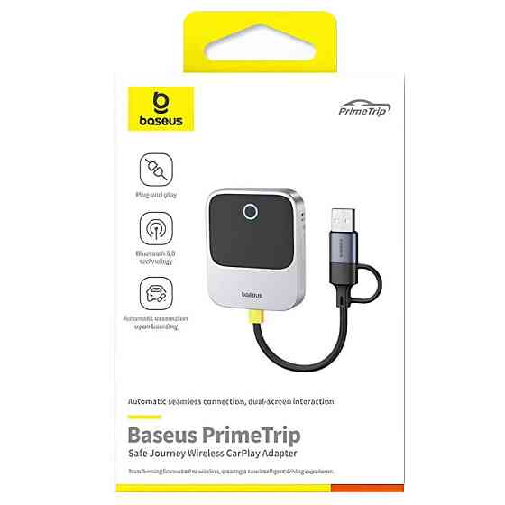 Адаптер Baseus SafeJourney Series OS Wireless CarPlay (C10745100813-00) Херсон