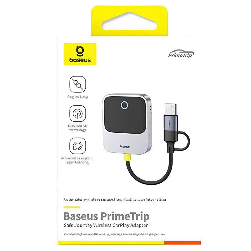 Адаптер Baseus SafeJourney Series OS Wireless CarPlay (C10745100813-00) Херсон - изображение 2