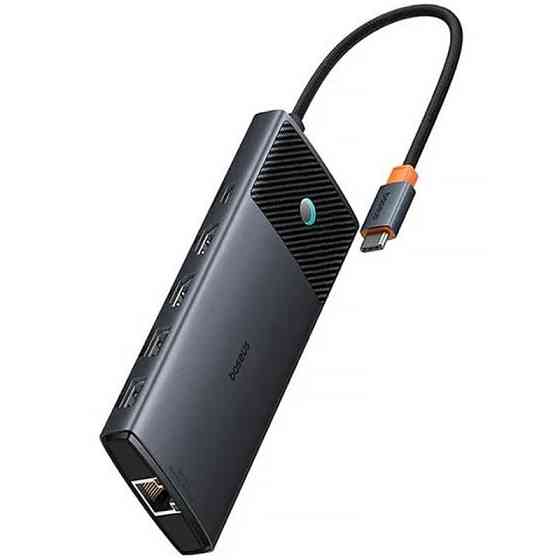 Переходник HUB Baseus Metal Gleam II OS 10in1 Dual Display (B00061800123-01) Херсон