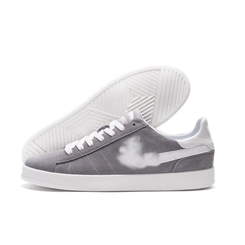 Мужские кожаные кеды Grey Київ - зображення 5