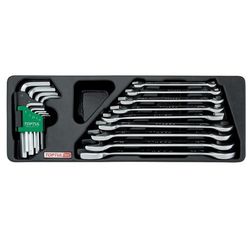 Набор ключей комбинированный (в ложементе) TOPTUL GAAT1802 Харьков - изображение 1