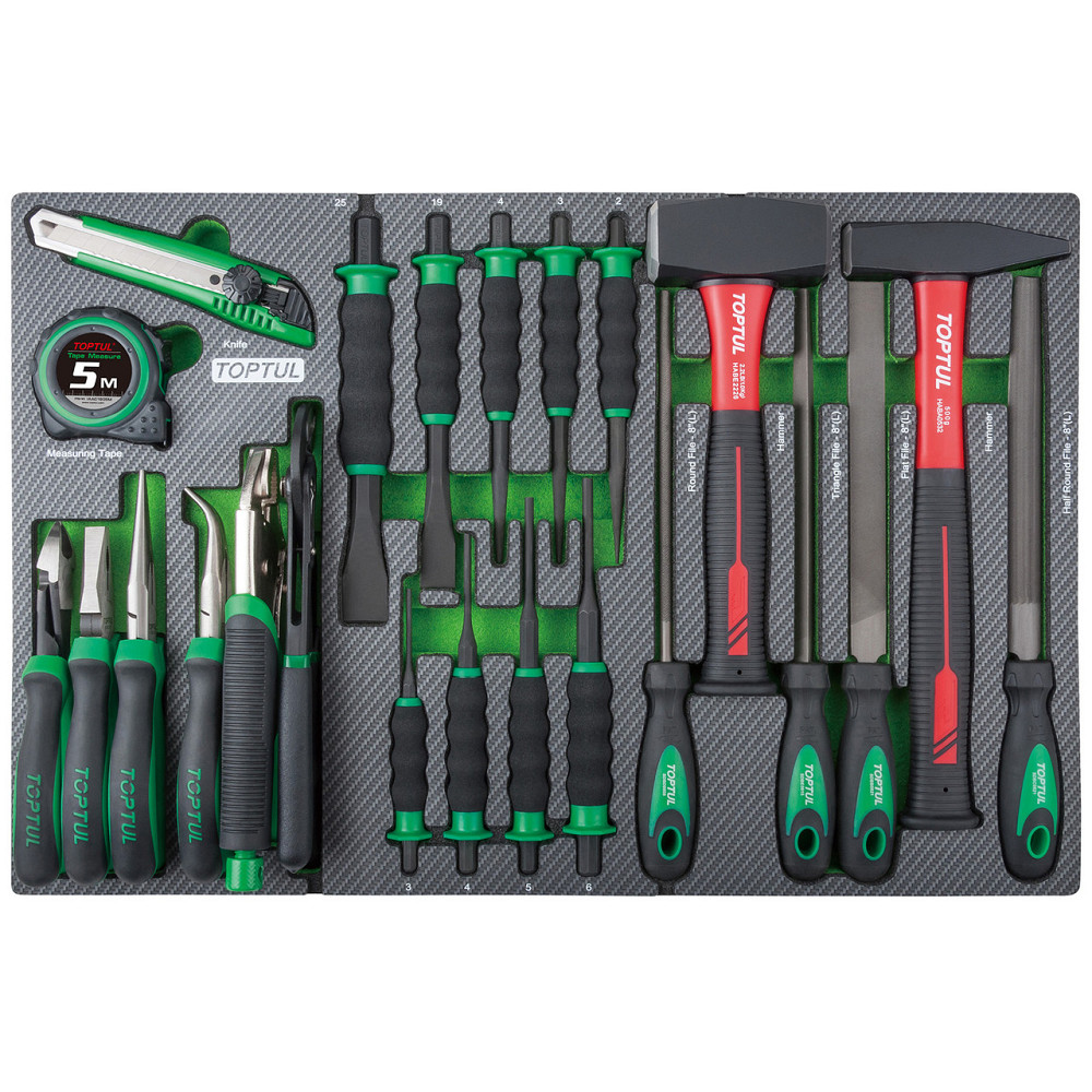 Тележка с инструментом (BUMPER SERIES) 7 секций 340ед. серый TOPTUL GE-34029 Харків - зображення 7