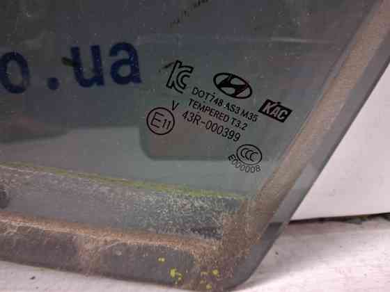Стекло двери заднее левое Hyundai Santa fe DM 2.2 DIESEL D4HB 2012 (б/у) Київ