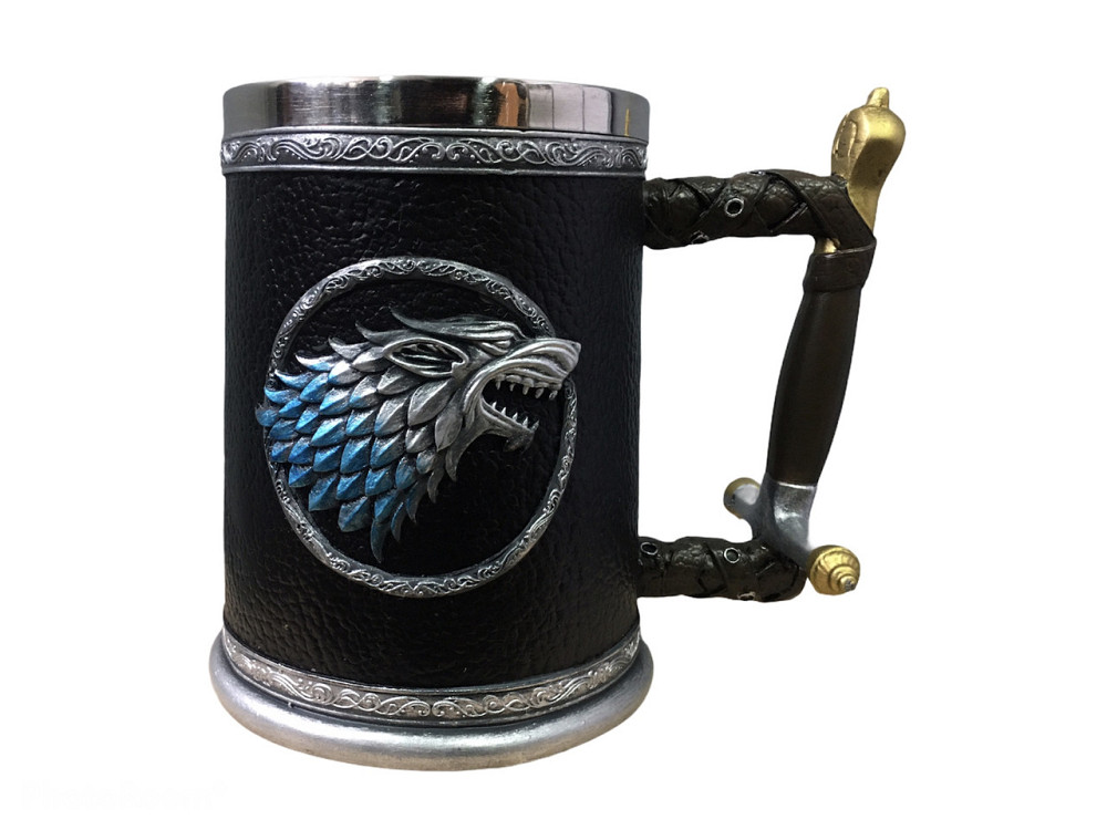 Кружка Чашка Бокал Викинг Воин таинство 3 Молот Тора Нержавеющая Сталь (код 00515) Київ - зображення 5