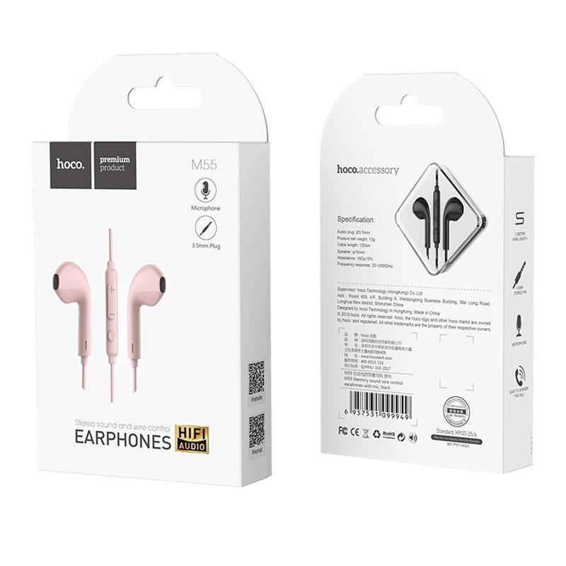 Стерео Наушники Hoco M55 (3.5mm/1.2m) Херсон - зображення 4