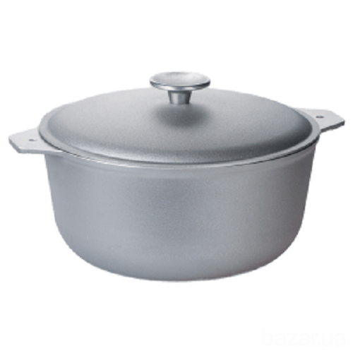 Казан Talko литой алюминиевый c крышкой 5л Одеса - зображення 5