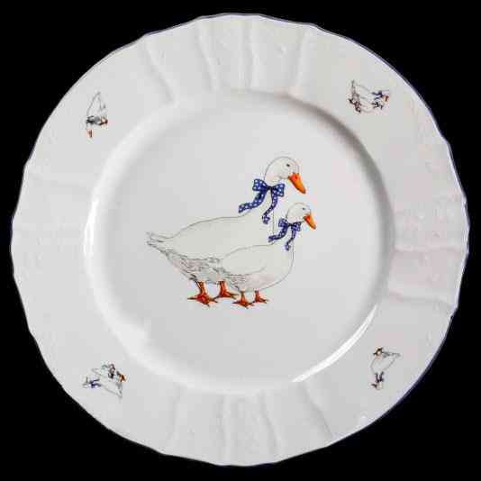 Блюдо кругле Thun Bernadotte Гуси 5936B59-30-М 30 см Київ