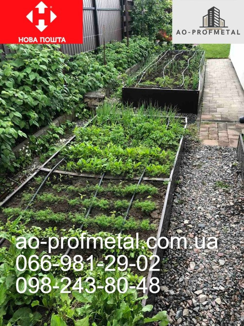 Сучасні металеві грядки ВИРОБНИЦТВО . Київ - зображення 4